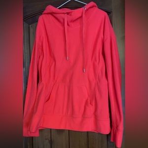 Tek gear neon pink fleece hoodie